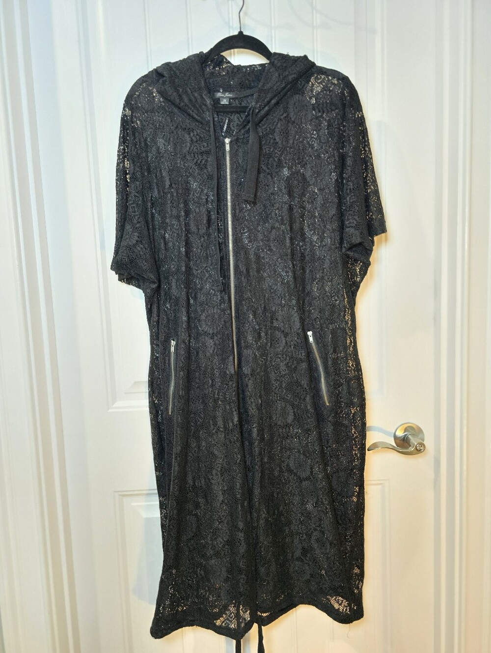 Midi Lace Cardigan Hoodie